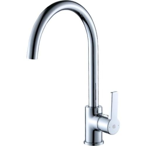 High Kitchen Mixer Gourmet Single Lever Kitchen Faucet Brass Water Tap Sinks Swivel Flexible Heating Basin Gooseneck Cold Hot