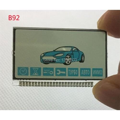 B94 B92 LCD display For Russian Two way Car Alarm System Key Chain Starline B92 B94 lcd remote control Keychain fob