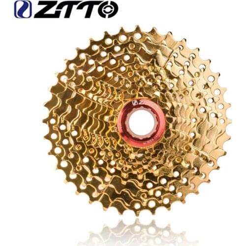 ZTTO Gold Golden MTB Bike 10 Speed 11-36T Cassette 10s 36t sprocket 10v k7 for Parts M590 M610 XT M785 k7 Freewheel