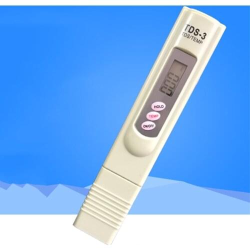 1Pc Meter Temperature Tester pen 3 In1 Function Conductivity Water Quality Measurement Tool TDS&EC Tester 0-9990ppm 2% #277097