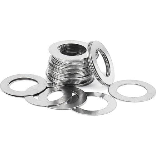 100PCS/LOT 304 Stainless Steel Shim Washers ID3mm 4mm 5mm Flat Washer Ultrathin Gasket Thin Shim