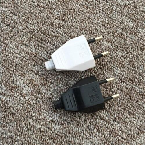 4.0mm EU Male Female Butt VDE Power Cord Plug Power socket Europ EU plug Light-fixture 2 core Connection Plug