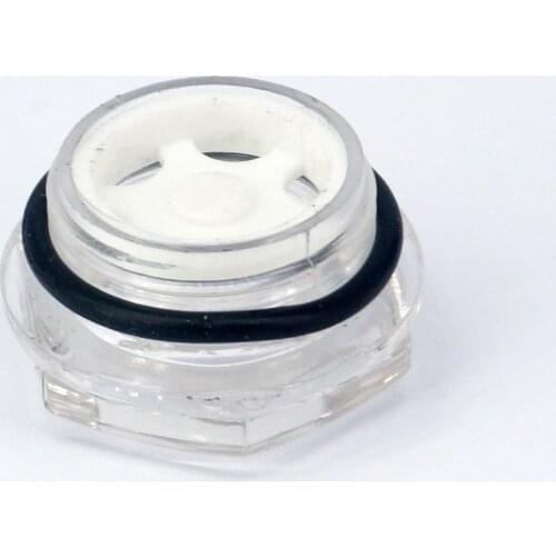 10pcs 3/4" BSP Male Plastic Oil Level Sight Glass Window Hex Head For Air Compressor Gearbox