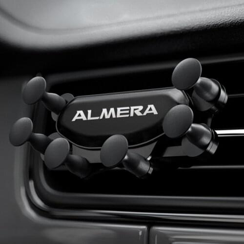 Car Mobile Phone Holder Air Vent Mount Stand No Magnetic Cell Phone Holder for Nissan Almera G15 N16 Car-Styling Accessories