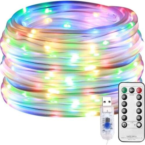 LED Rope lights USB/Battery Operated String Lights 8 Modes Waterproof Fairy Lights For Bedroom Garden Patio Kids room Christmas