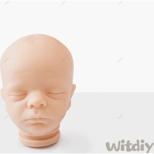 Witdiy Lief 45CM Reborn baby doll kit Unpainted reborn kit Lifelike kit Reborn doll kit blank parts