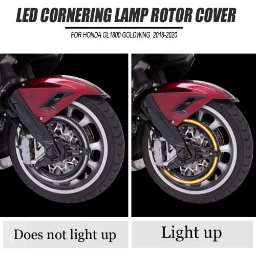 New Products For Honda Goldwing 1800 F6B GL1800 2018 2019 2020 Motorcycle Light Brake Disc Rotors Covers LED Cornering Lamp