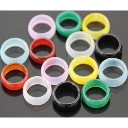 Bulk Wholesale Natural Carnelian Rings 50pcs Lot Promotion Gifts Various Colors Many Sizes R103