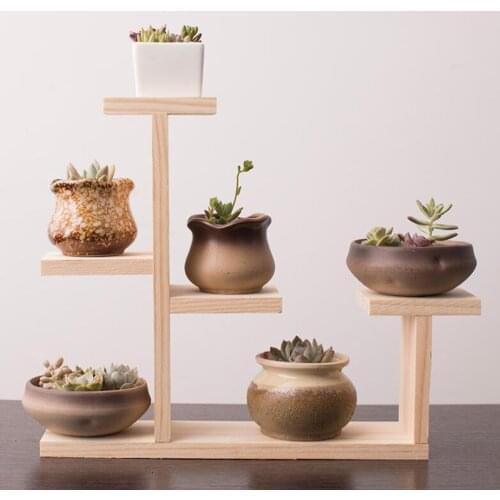 Plant flower stand plant shelf standing flower shelf plantas plant rack decoration flower rack balcony outdoor decor wood