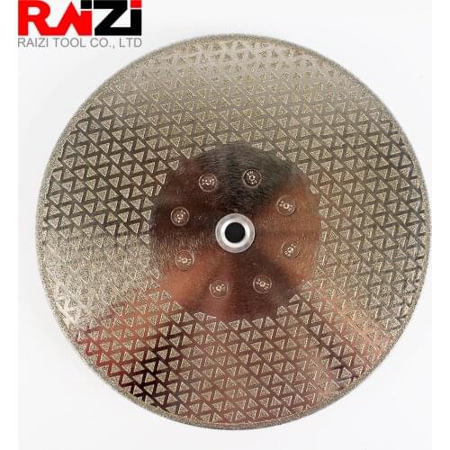 Raizi 1 Pc Marble Cutting Disc Grinding Wheel Electroplated Ceramic Granite 5 inch/125 mm Diamond Saw Blade