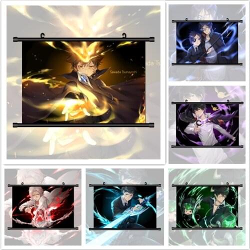 WTQ Katekyo Hitman Reborn! Vongola Family Anime Canvas Painting Anime Poster Poster Wall Art for Living Room Decor Home Decor
