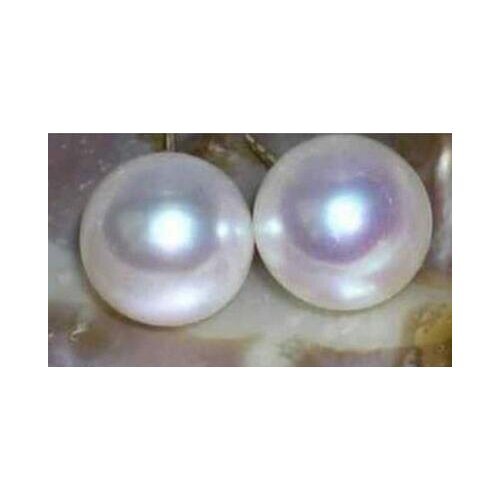 Free shipping>>>>noble jewelry whoselase AAA akoya 7-8mm white pearl earrings 14k Gold stud earrings