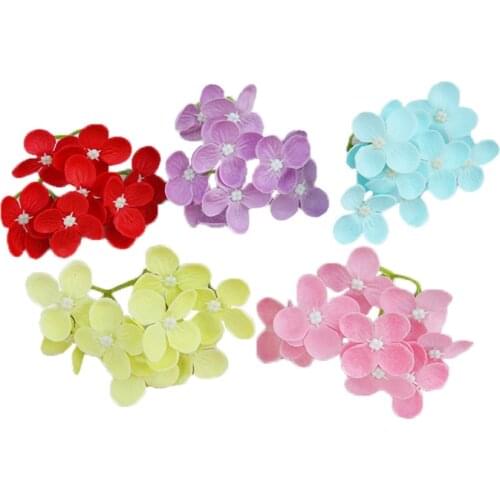 High Quality Affordable Multifun Small Hydrangea Wedding Decoration Valentine Gifts Bouquet Hand Fower Art Soap Flowers