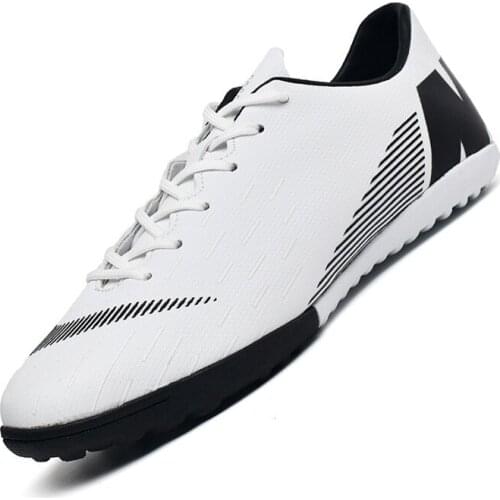 Indoor Kids Football Boots Turf Soccer Shoes Cleats Training Low Ankle Sport Sneakers Mens Chaussure Dropshipping Eur Size 32-45