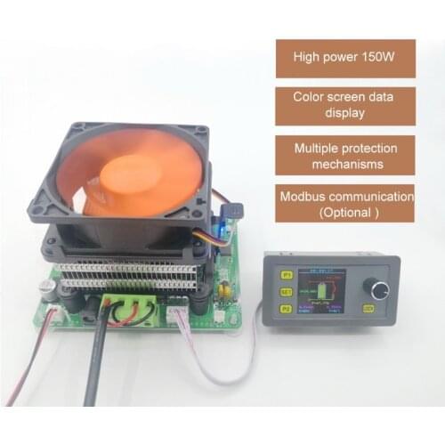150W Constant Current Adjustable Electronic Load 100V 10A Battery Tester Discharge Capacity Voltage Current Power with Modbus