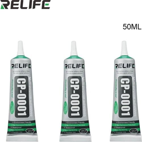 3 Pcs RELIFE Transparent Glue Adhesive Clear Liquid Glue Phone Frame Repair Jewelry Crafts DIY Touch Screen Glass Glue
