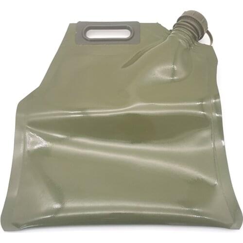 5L Liter Portable Car Motorcycle Fuel Tank Gasoline Oil Storage Bucket Can Soft Oil Bag