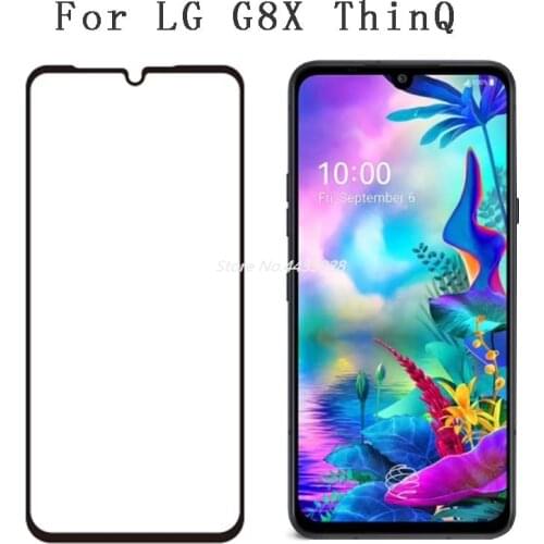 6D Tempered Glass For LG G8 G8S G8X ThinQ Full Cover Black Screen Glass For LG G8 G8S G8X 9H Protector Glass Protective Film