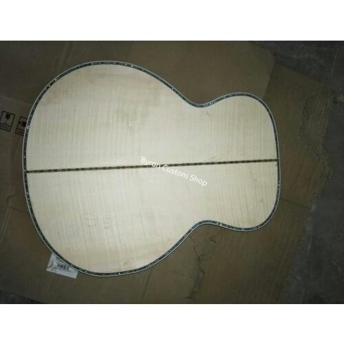 Free shipping AAA all solid wood jumbo flame maple guitar customize real abalone Guitarra,handmade customize 43 inches guitar