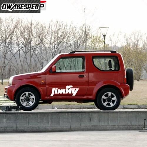 For SUZUKI Jimny MT AT Racing Styling Auto Body Waterproof Vinyl Decal Car Door Side Decals Automobile Accessories Stickers