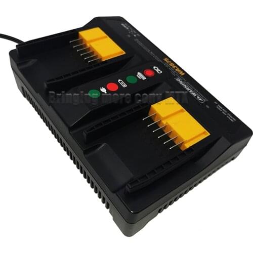 EU Plug Charger for Worx WA3875 20V 18v Li-ion battery 3.0A charger for Worx WA3520 WA3525 WA3578 WA3575 WA3742 Fast Charger