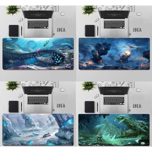 Gaming Mouse Pad Large Mouse Pad PC Gamer Computer Mouse Mat Big Mousepad Subnautica XXL Carpet Keyboard Desk Mat Mause Pad