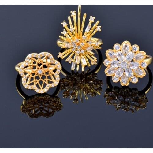 Kioozol Rings With Cubic Zirkonia For Women