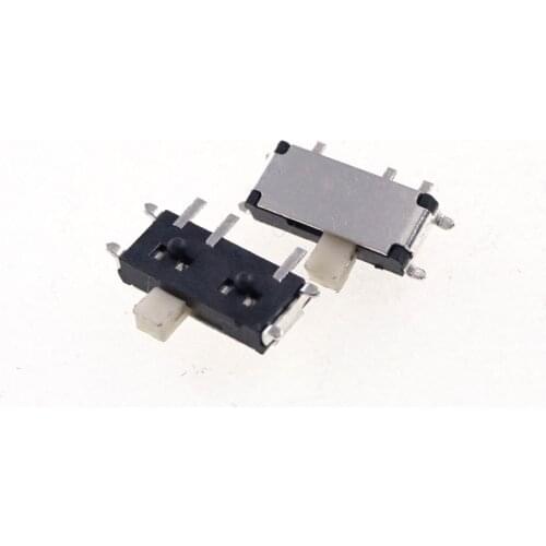 1000pcs MINI Slide Switch On-OFF 2 Position 1P2T SPDT Miniature Horizontal Slide Switch SMD 7 Pin Knob Height 1.50mm
