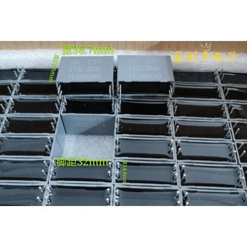 New and original 5PCS C3H 473J 3000V 0.047uf3000V thick copper foot metallic film capacitor