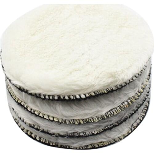 New 20Pcs 125Mm Car Polishing Pad 5 Inch Polish Waxing Pads Fiber Polisher Bonnet Car Paint Care