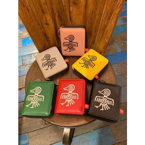 Orabird Genuine Leather Women Short Wallets Card Holder Cute Purse Ladies Luxury Small Wallet for Cards Money Bag 2019