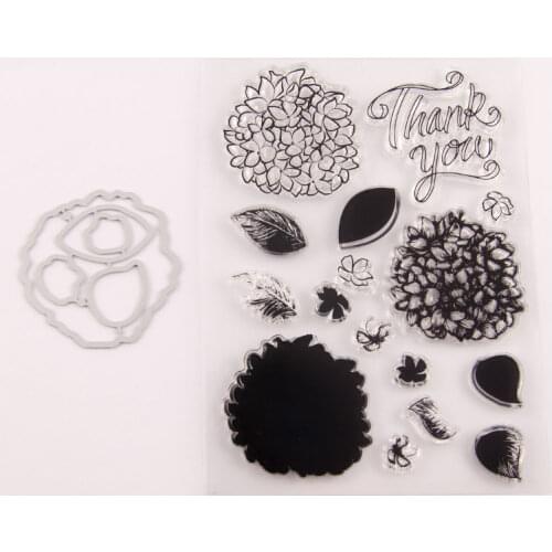 Silicone Clear Stamps for Scrapbooking Flowers Decoration Embossing Folder Craft Rubber Stamp Tools New