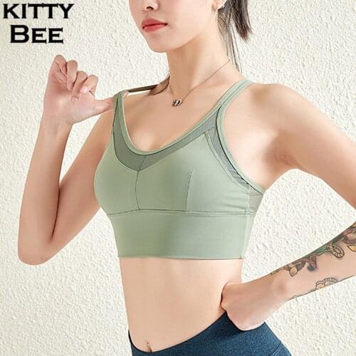 Yoga Sports Bra For Women Gym Sport Top Fitness Women Sports Bras Push Up Yoga Top Workout Brassiere Sport Femme Underwear Women