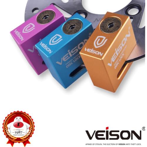 VEISON 50mm Motorcycle Motorbike Brake Disc Safety Locks Motorcycle Disc Lock Motocross Security MG-Al Alloy