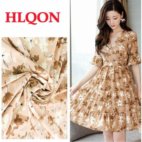 High quality polyester twill jacquard chocolate fabric for tissue patchwork sewing DIY skirt dress women clothing by 100x150cm