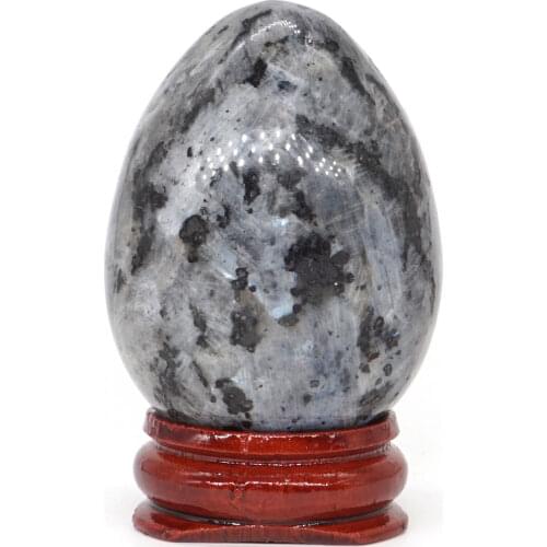 35*49MM Larvikite Labradorite Egg Natural Gemstone Crystal Mineral Healing Ball Home decoration accessory Kegel Massage Yoni Egg