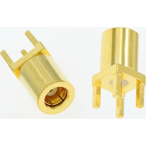 100pcs SMB Female Jack PCB Mount Straight RF Connector Center Solder 50 Ohm 1PC