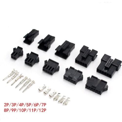 5sets Replacing JST line to connector with 2.5mm rubber shell terminal for aerial docking SM 2p-12p