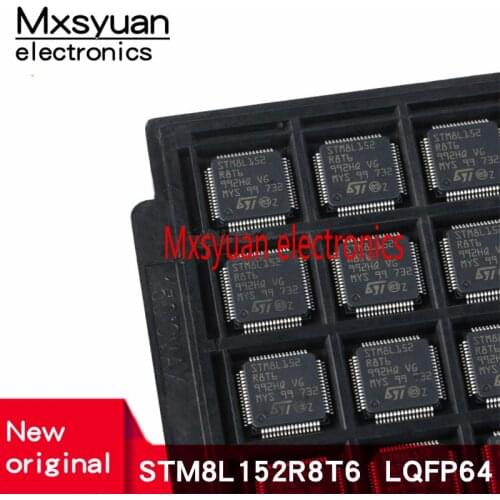 5pcs~50pcs STM8L152R8T6 STM8L152 R8T6 STM8L152R8Tb MCU 8BIT 32K FLASH 64LQFP New original In stock