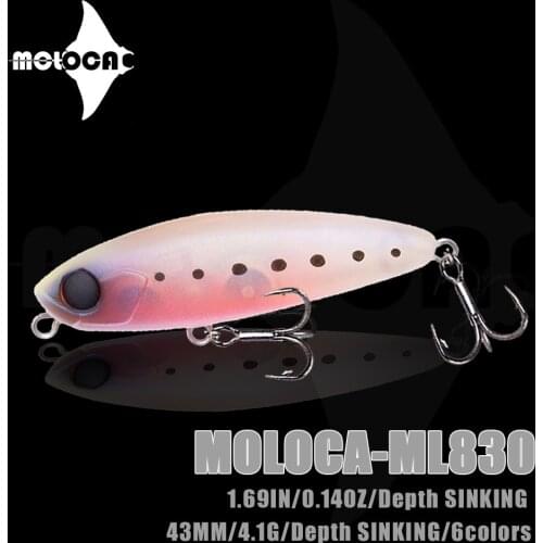 Fishing lure 2021 Pencil Sinking Weights 4.1g 43mm Winter Fishing Accessories Hooks Artificial Bait Goods Pike Lures Carp Fish