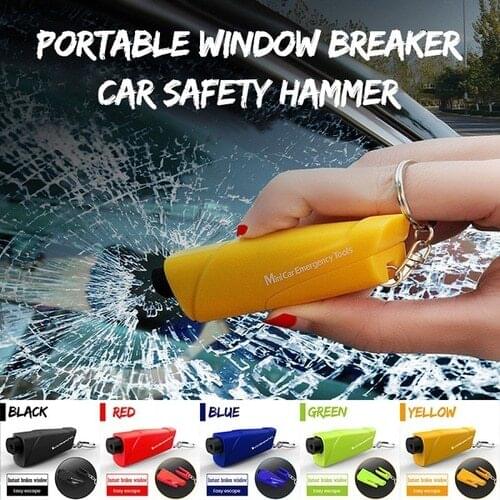 Car Safety Hammer Portable Window Breaker Escape Device Break The Window Emergency Easy To Carry