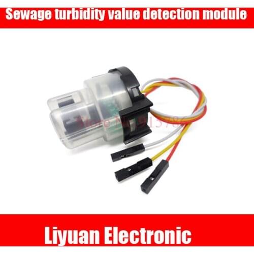 DC5V Turbidity sensor liquid suspended particle turbidity value detection module water quality monitoring module