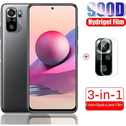 Redme note 10s hydrogel film for xiaomi redmi note 10 note10 s 10s anti-scratch front back screen protector camera film not glas