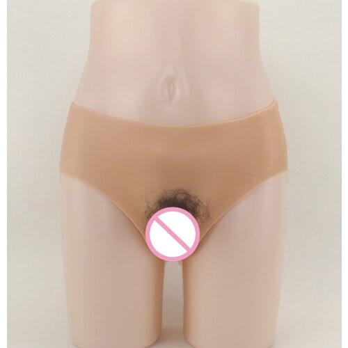 Transgender Cosplay Costumes Vagina Transformation Panties Drag Queen Crossdresser Silicone Vagina Underwear