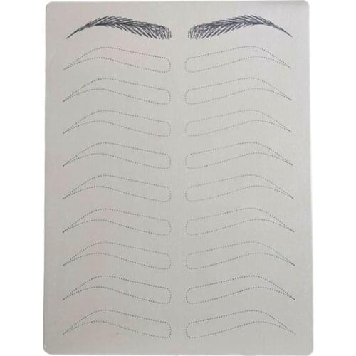 Eyebrow Practice Skin For Microblading Supplies Permanent Makeup Eyebrow Tattoo Eyebrow Training Both Side No Ink Needed