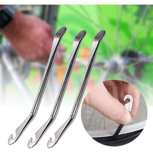 Bike Tire Changer Easy to Use Anti-rust Steel Tire Opening Spoon Tools for Motorcycle Bicycle Accessories Replacement Parts
