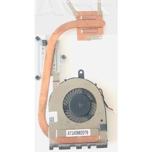 Original free shipping For DELL laptop heatsink cooling fan cpu cooler 5558 CPU heatsink 01GRYN AT1AO002DT0