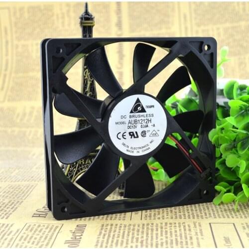 New original AUB1212H 12025 12V 0.39A 12CM cooling fan