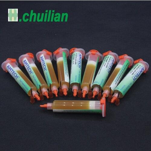 Solder paste 100% AMTECH NC-223-ASM flux solder no-clean low smoke BGA soldering station commonly used flux