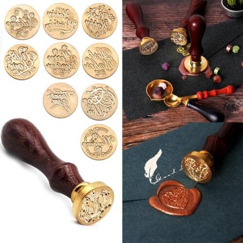 Thank You Stamp Wax Seal Clear Stamps Retro Happy Birthday Sealing Scrapbooking Stempel Craft Wedding